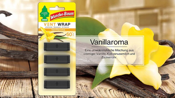 Wunder-Baum Vent Wrap Vanillaroma (4er Blister)