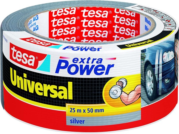 tesa Reparaturband extra Power Universal grau 25 m x 50 mm