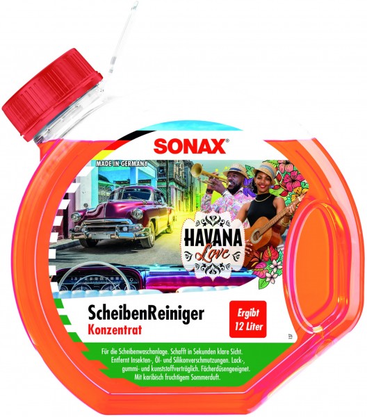 SONAX ScheibenReiniger Konzentrat Havana Love 3 L