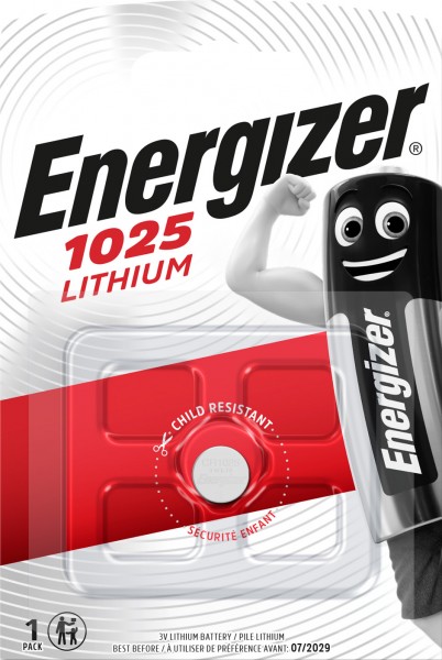 ENERGIZER Electronics Batterie CR1025 3V (1er Blister)
