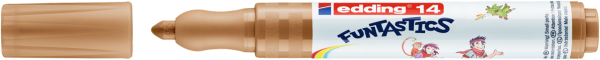 edding 14 Funtastics Kinderfasermaler ocker
