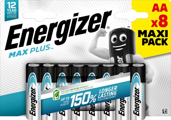 ENERGIZER Batterie Alkaline AA (LR06) 1.5V (8er Blister)