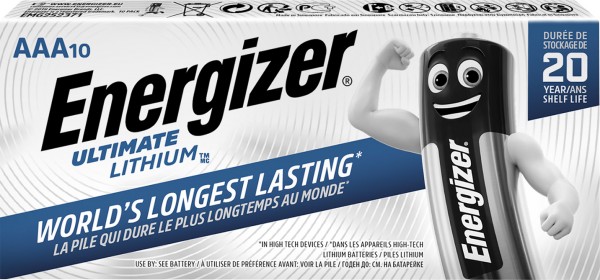 ENERGIZER Ultimate Lithium Batterie AAA (FR03) 1.5V (10er Blister)