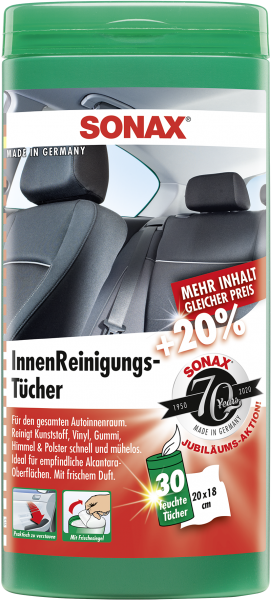 SONAX InnenReinigungsTücher (25er Box)