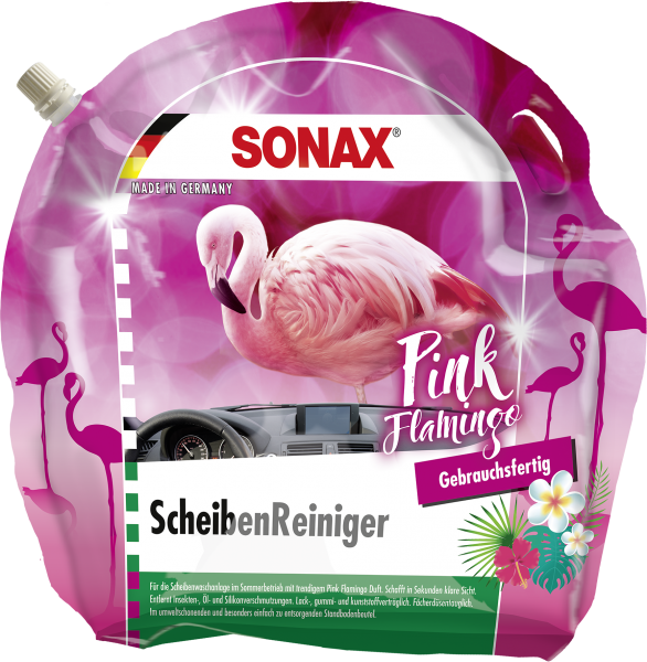 SONAX ScheibenReiniger gebrauchsfertig Pink Flamingo 3 L