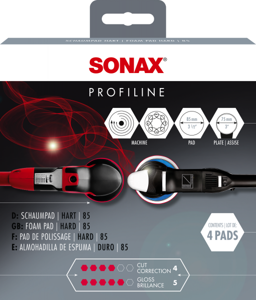 SONAX SchaumPad hart 85 (4er Pack)