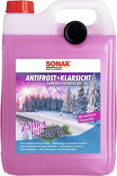 SONAX AntiFrost + KlarSicht bis -18 °C Zirbe 5 L