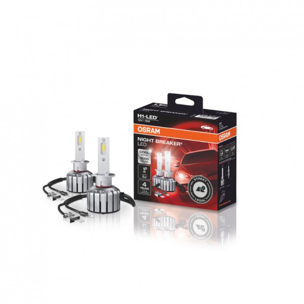 OSRAM NIGHT BREAKER LED H1 P14,5s 12 V 16 W 6000 K (2er Faltschachtel)