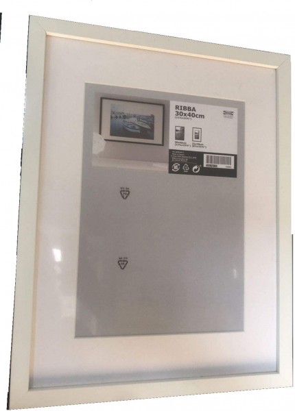IKEA RIBBA Rahmen, weiß, 30x40 cm