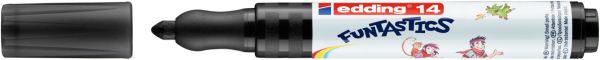 edding 14 Funtastics Kinderfasermaler schwarz