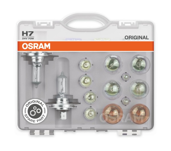 OSRAM ORIGINAL Ersatzlampenboxen H7 24V/70 W (Minibox-Set)