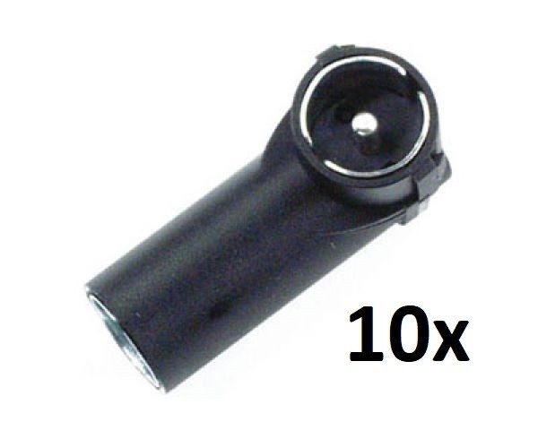 Antennenadapter ISO Stecker- DIN Buchse (10 Stück)