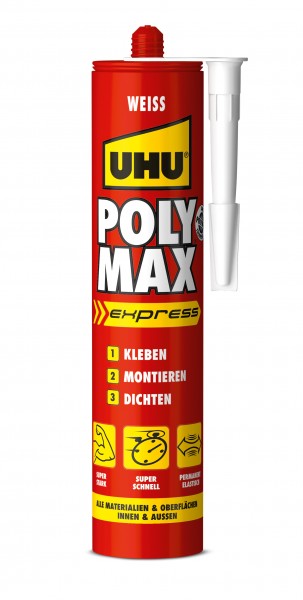 UHU Poly Max Power Katusche, weiß, 425g