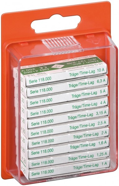 Püschel Feinsicherungstechnik Sicherungssortiment 5 x 20 (100 Stück)