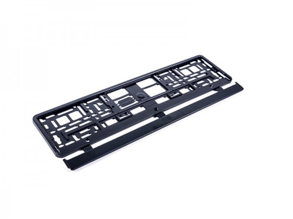 UTAL INTENSE Kennzeichenhalter schwarz glanz